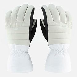 WEDZE Lyžiarske rukavice 500 béžovo-biele béžová L