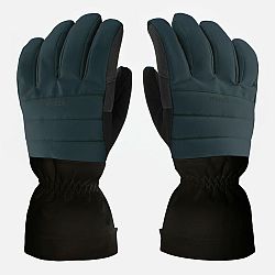 WEDZE Lyžiarske rukavice 500 zeleno-čierne zelená XL