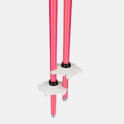 WEDZE Palice na zjazdové lyžovanie Boost 500 Safety ružové 125 cm