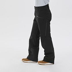 WEDZE Pánske lyžiarske nohavice FR100 čierne XL