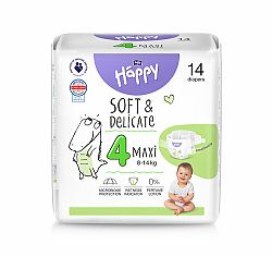 2x BELLA HAPPY Baby Plienky jednorazové Maxi Box 8-14 kg 62 ks