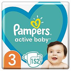 Pampers Active Baby 3 MIDI 6-10 kg 208 ks