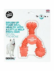 TASTY BONE Dental trio kostička nylonová pre veľkých psov - Škorica & Mäta