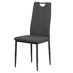 Sconto Jedálenská stolička LEILA sivá/antracit