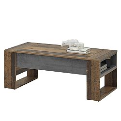 Sconto Konferenčný stolík CATO staré drevo/betón